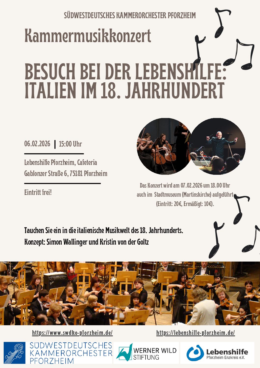 Kammermusikkonzert SÜDWESTDEUTSCHES KAMMERORCHESTER PFORZHEIM